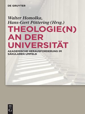 cover image of Theologie(n) an der Universität